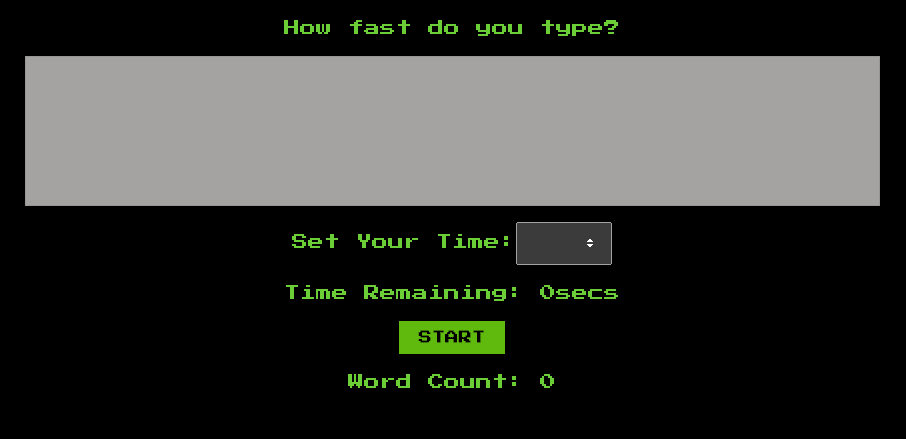 Speed Typing Game Image